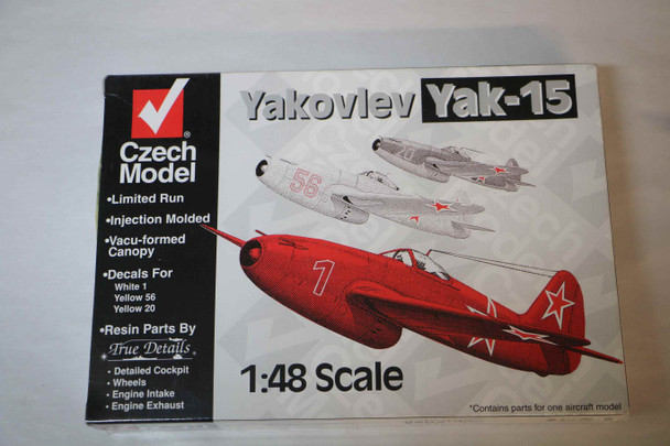 CZE4804 - CZECH Model 1/48 Yak-15 WWHP112375