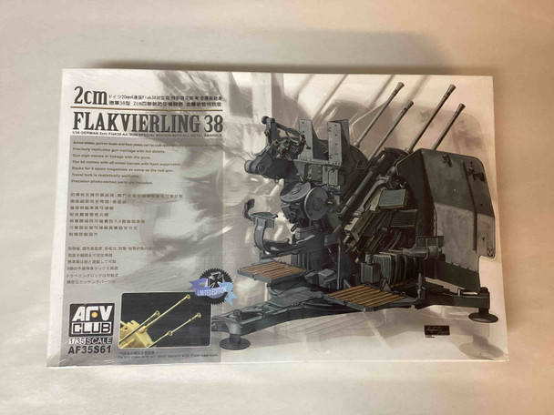AFVAF35S61 - AFV Club 1/35 2cm Flak 38 Quad w/metal barrels - WWHP112387