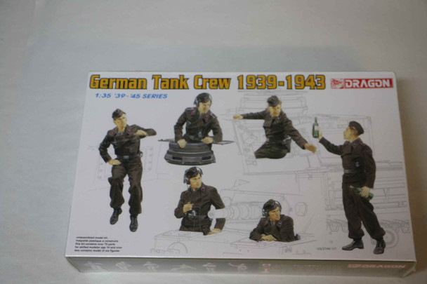 DRA6375 - Dragon - 1/35 German Tank Crew 1939-43 WWHP112393