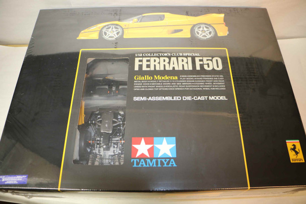 TAM23204 - Tamiya 1/12 Ferrari F50 Giallo Modena Semi-Assembled Die-Cast Model