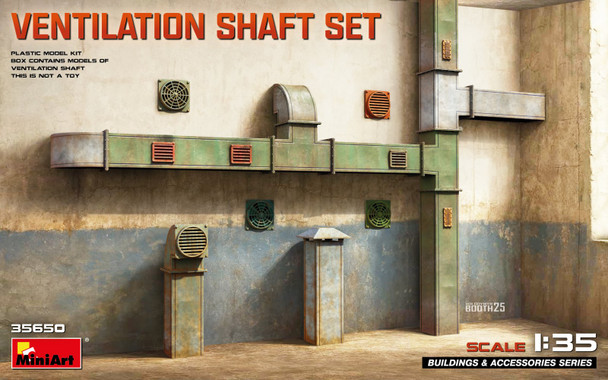 MIA35650 - Miniart 1/35 VENTILATION SHAFT SET