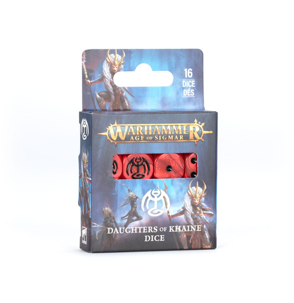 GAM85-23 - Games Workshop Age of Sigmar Daughters of Khaine Dice