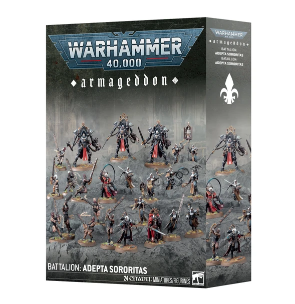 GAM52-65 - Games Workshop Warhammer 40K Armageddon Battalion Adepta Sororitas