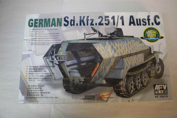 AFV35078 - AFV Club 1/35 German Sd.Kfz 251/1 Ausf.C  WWHP112563