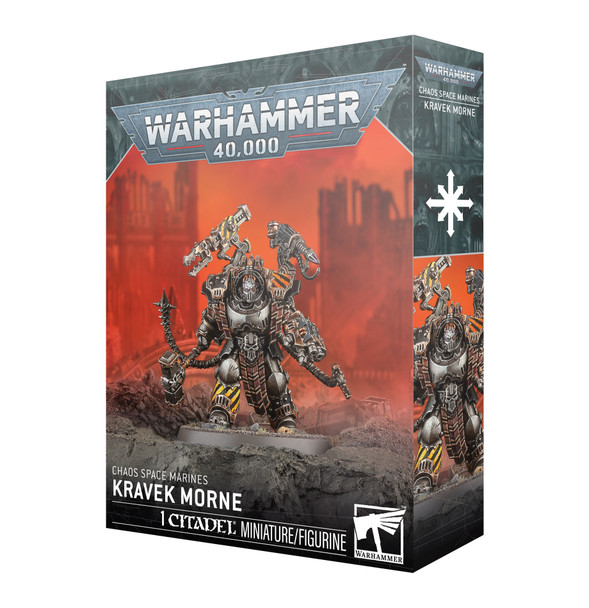 GAM43-33 - Games Workshop Warhammer 40K Chaos Space Marines Kravek Morne