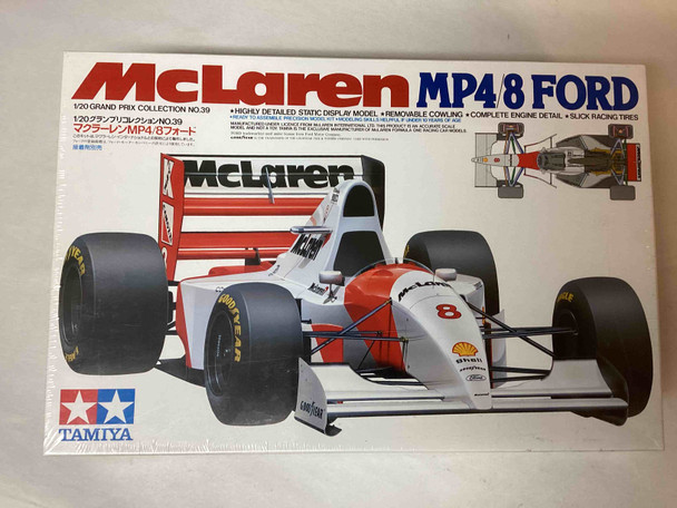 TAM20039 - Tamiya 1/20  McLaren MP4/8 Ford- WWHP112814