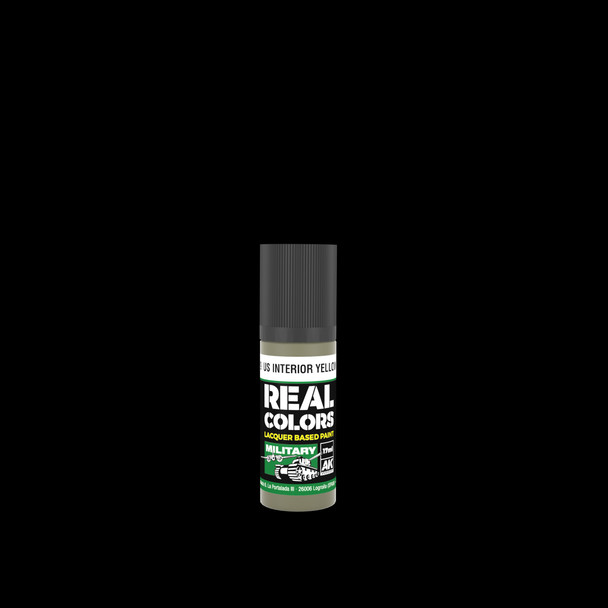 AKIRC929 - AK Interactive Real Colors US Interior Yellow Green 17 ml.