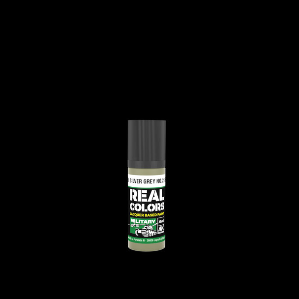 AKIRC866 - AK Interactive Real Colors Silver Grey No.28 (BS381) 17 ml.