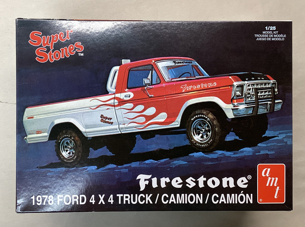 AMT858M - AMT 1/25 1978 Ford 4x4 Firestone Truck Super Stones  WWHP112691
