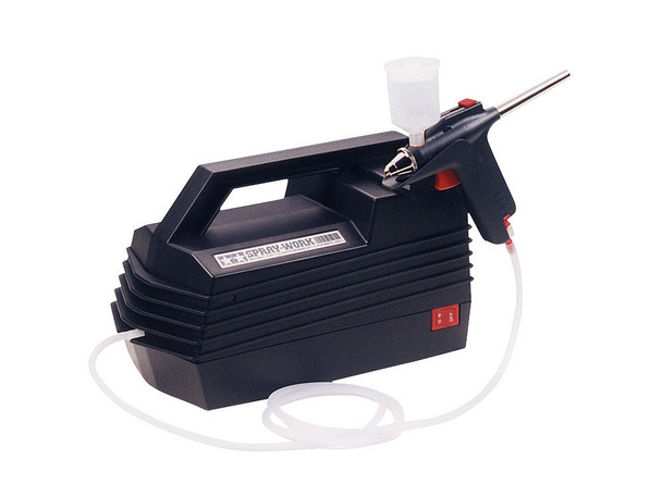 TAM74520 - Tamiya Spray-Work Basic Compressor with Airbrush