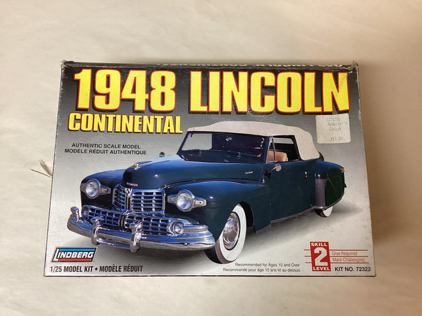 LIN72322 - Lindberg - 1/25 1948 Lincoln Continental -  WWHP111000