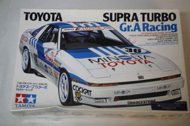 TAM24076 - Tamiya 1/24 Toyota Supra Turbo Gr. A Racing - WWHP111021