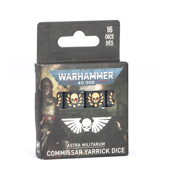 GAM47-83 - Games Workshop Warhammer 40K Commissar Yarrick Dice Set