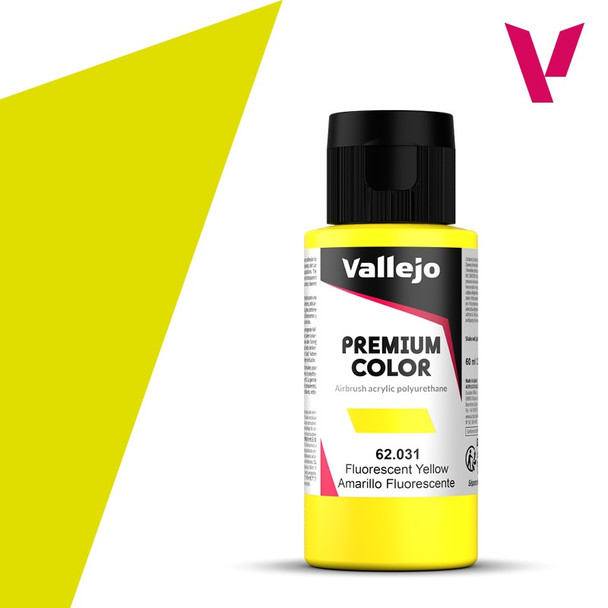VLJ62031 - Vallejo Premium Color 60ml - Fluorescent Yellow