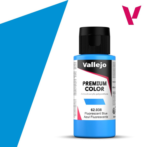 VLJ62038 - Vallejo Premium Color 60ml - Fluorescent Blue