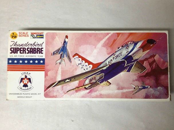 MAH121 - Minicraft Hasegawa 1/72 Thunderbird Super Sabre - WWHP111084