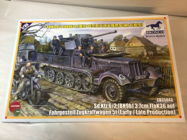 BROCB35043 - Bronco - 1/35 Sd.Kfz.6/2 37cm FlaK 36 - WWHP111185