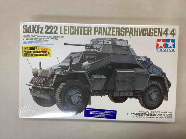 TAM35270 - Tamiya - 1/35 Sd.Kfz.222 w/PE & Metal Barrel - WWHP111202