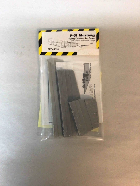 CEMCEC48231 - Cutting Edge Model Works 1/48 P-51 Mustang Flying Control Surfaces