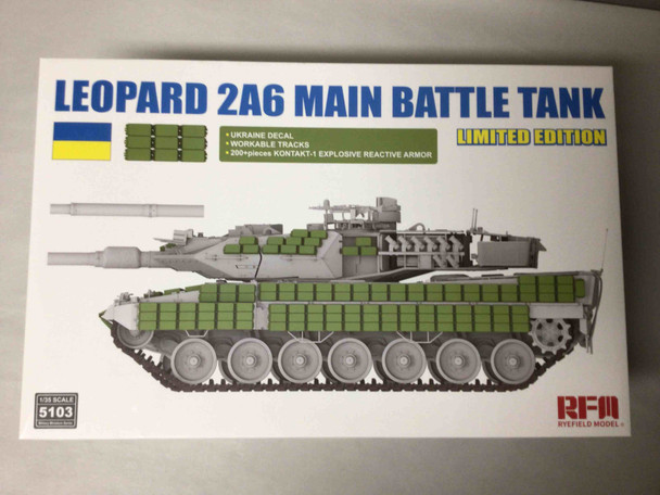 RFM5103 - Rye Field Model 1/35 Leopard 2A6 Main Battle Tank - WWHP111407