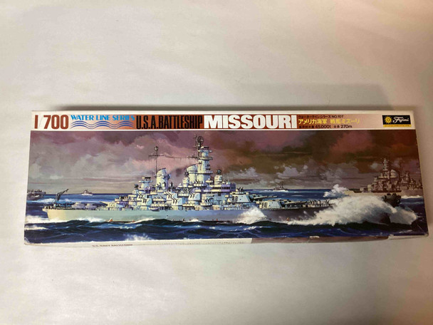 FUJB107-800 - Fujimi 1/700 Waterline Series U.S.A. Battleship Missouri - WWHP111509