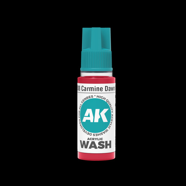 AKI19308 - AK Interactive Carmine Dawn Acrylic Wash 18ml