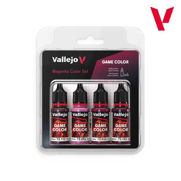 VLJ72388- Vallejo Game Color Magenta Color Set 18ml