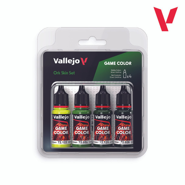 VLJ72391- Vallejo Game Color Ork Skin Set 18ml