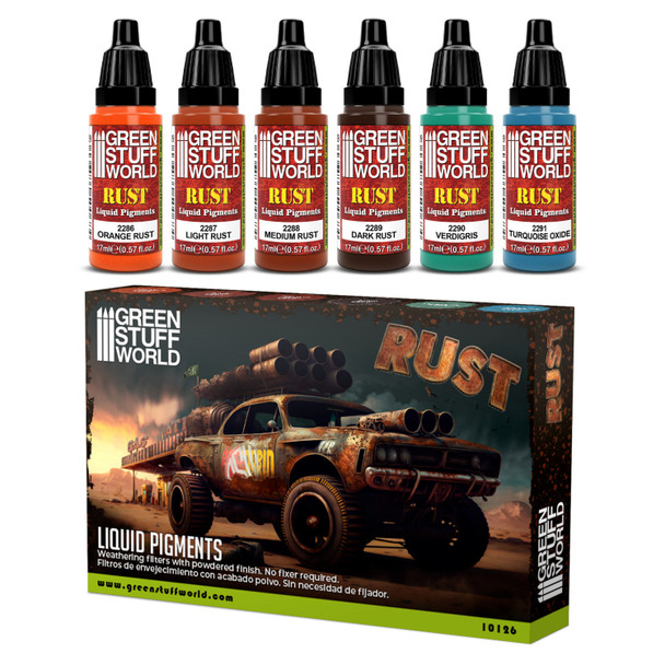 GSW10126 - Green Stuff World Liquid Pigments Set RUST