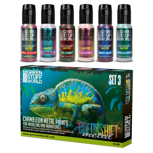 GSW9349 - Green Stuff World Chameleon Colorshift Paint Set 3