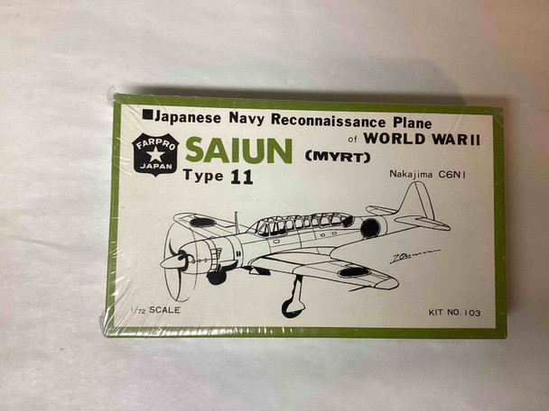 FPJ103 - Farpro Japan 1/72 Nakajima C6N1 Saiun (Myrt) - WWHP111716