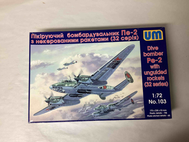 UMM103 - UM Models 1/72 Dive Bomber Pe-2 - WWHP111766