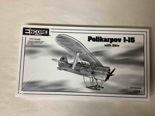 ENC1024 - Encore Models 1/72 Polikarpov I-15 with Skis WWHP112883