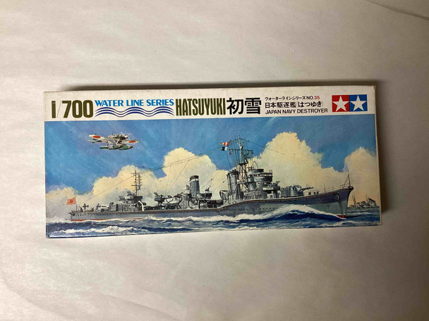 TAMWL.D035 - TAMIYA 1/700 Japan Navy Destroyer Hatsuyuki 初雪 Water Line Series  WWHP112899
