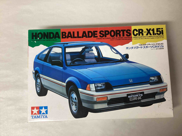 TAM24040 - Tamiya 1/24 Honda Ballade Sports CRX 1.5i - WWHP111816