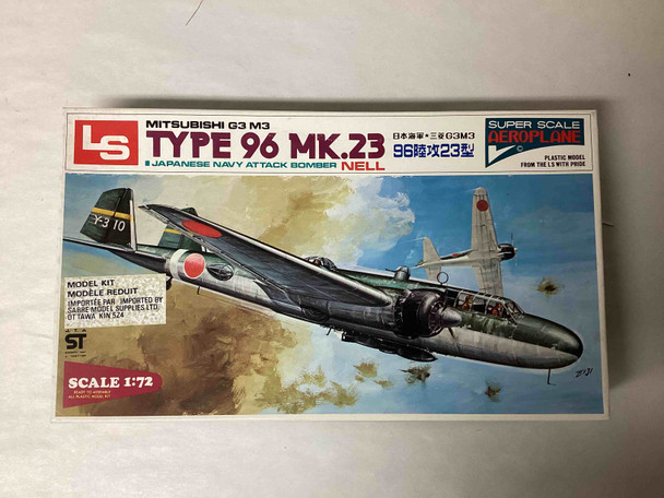 LSMA502 - LS Models 1/72 Japanese Navy Attack Bomber Mitsubishi G3 M3 Type 96 Mk.23 Nell  WWHP112900