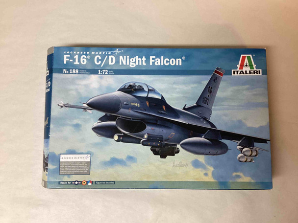 ITA188 - Italeri 1/72 F-16 C/D Night Falcon - WWHP111950