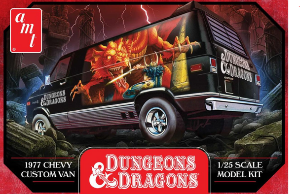 AMT1568 - AMT 1/25 1974 Chevy Van Dungeons & Dragons