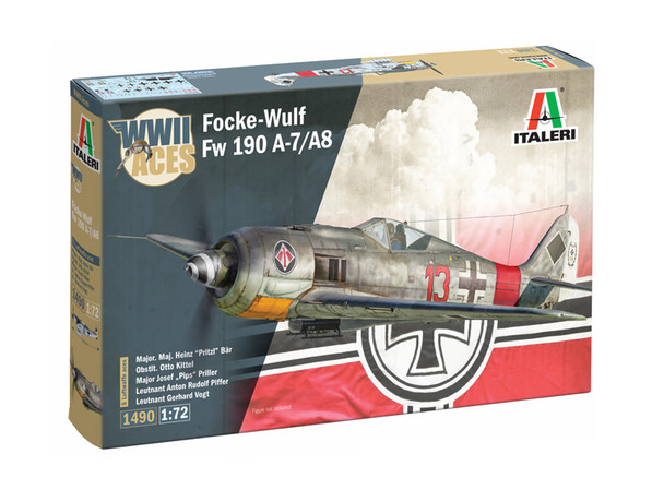 ITA1490 - Italeri 1/72 Focke-Wulf Fw190A-8/F Aces