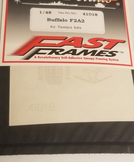 TRU41018- True Details Fast Frames 1/48 Buffalo F2A2 for Tamiya