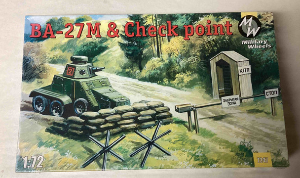 MIW7247 - Military Wheels 1/72 BA-27M & Checkpoint