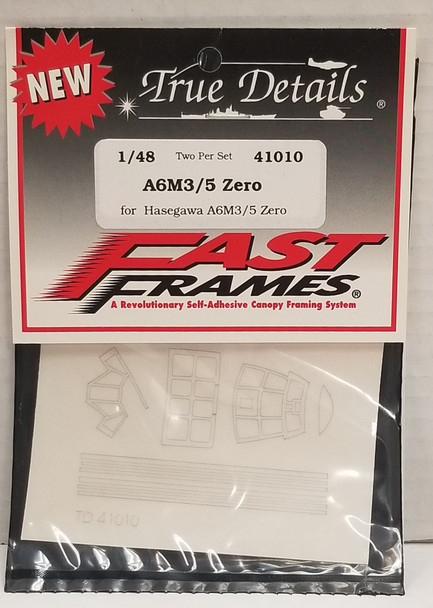 TRU41010 - True Details Fast Frames 1/48 SA A6M3/5 Zero For Hasegawa
