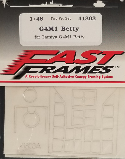 TRU41303 - True Details Fast Frames 1/48 G4M1 Betty For Tamiya