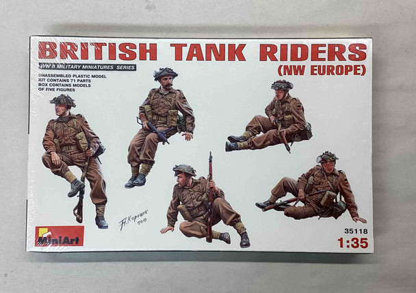 MIA35118 - MiniArt - 1/35 British Tank Riders (NW Europe) - WWHP113107