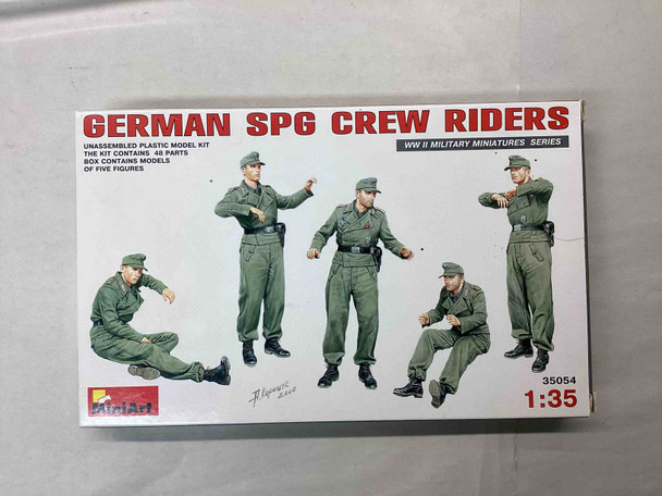 MIA35054 - MiniArt - 1/35 German SPG Crew Riders - WWHP113111