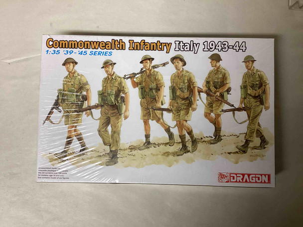DRA6380 - Dragon - 1/35 Commonwealth Infantry Italy 1943-44 - WWHP113120