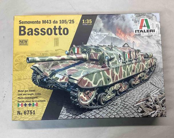 ITA6751 - Italeri 1/35 Semovente M43 da 105/25 Bassotto - WWHP113127