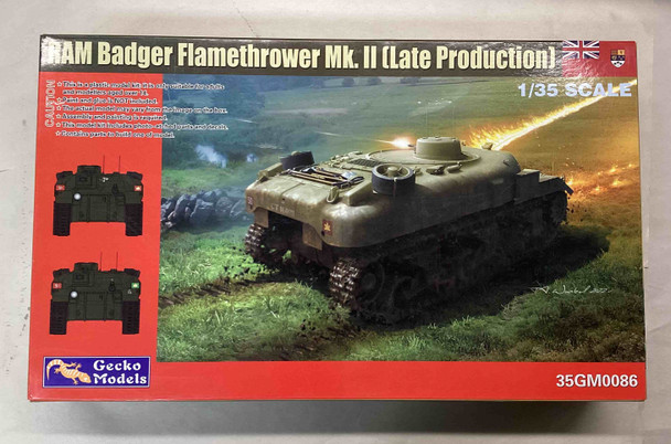 GEC35GM0086 - Gecko Models 1/35 RAM Badger Flamethrower Mk.II Late Prod. - WWHP113134