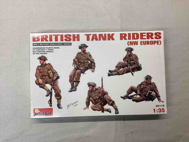 MIA35118 - MiniArt - 1/35 British Tank Riders (NW Europe) - WWHP113157