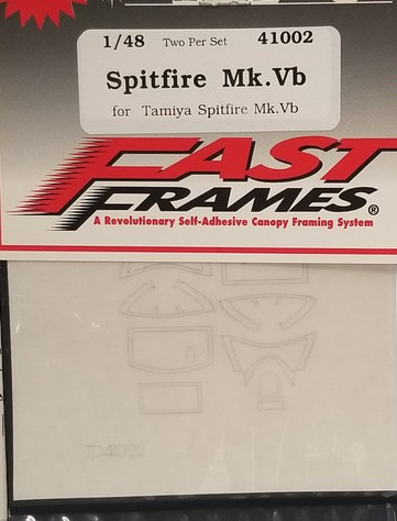 TRU41002- True Details Fast Frames 1/48 Spitfire Mk.Vb